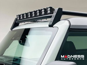 Ford Bronco Roof Rack - ZROADZ - 2 Door - Kit w/ Amber & White LED Pods
